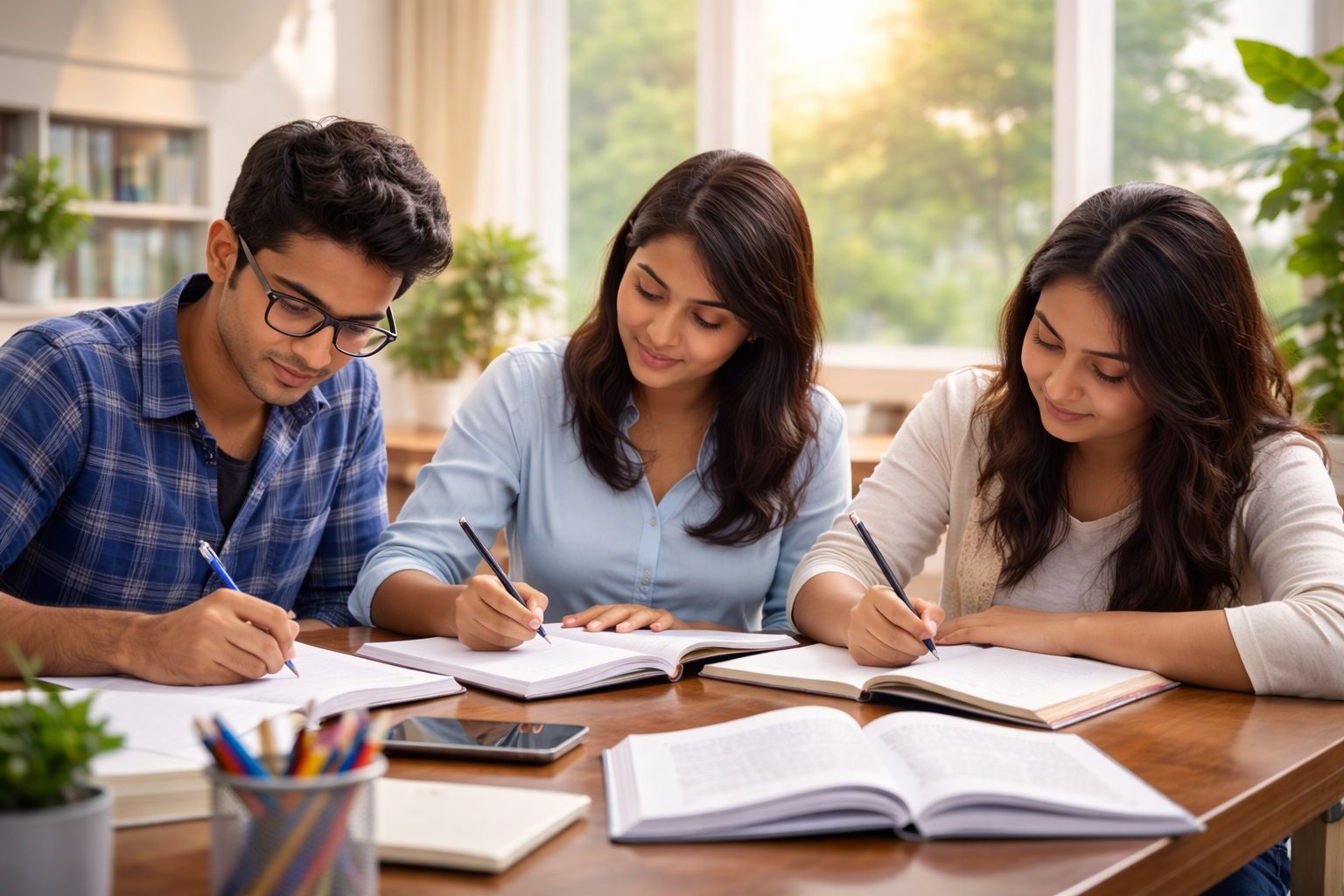 Students preparing for entrance exams in Odisha